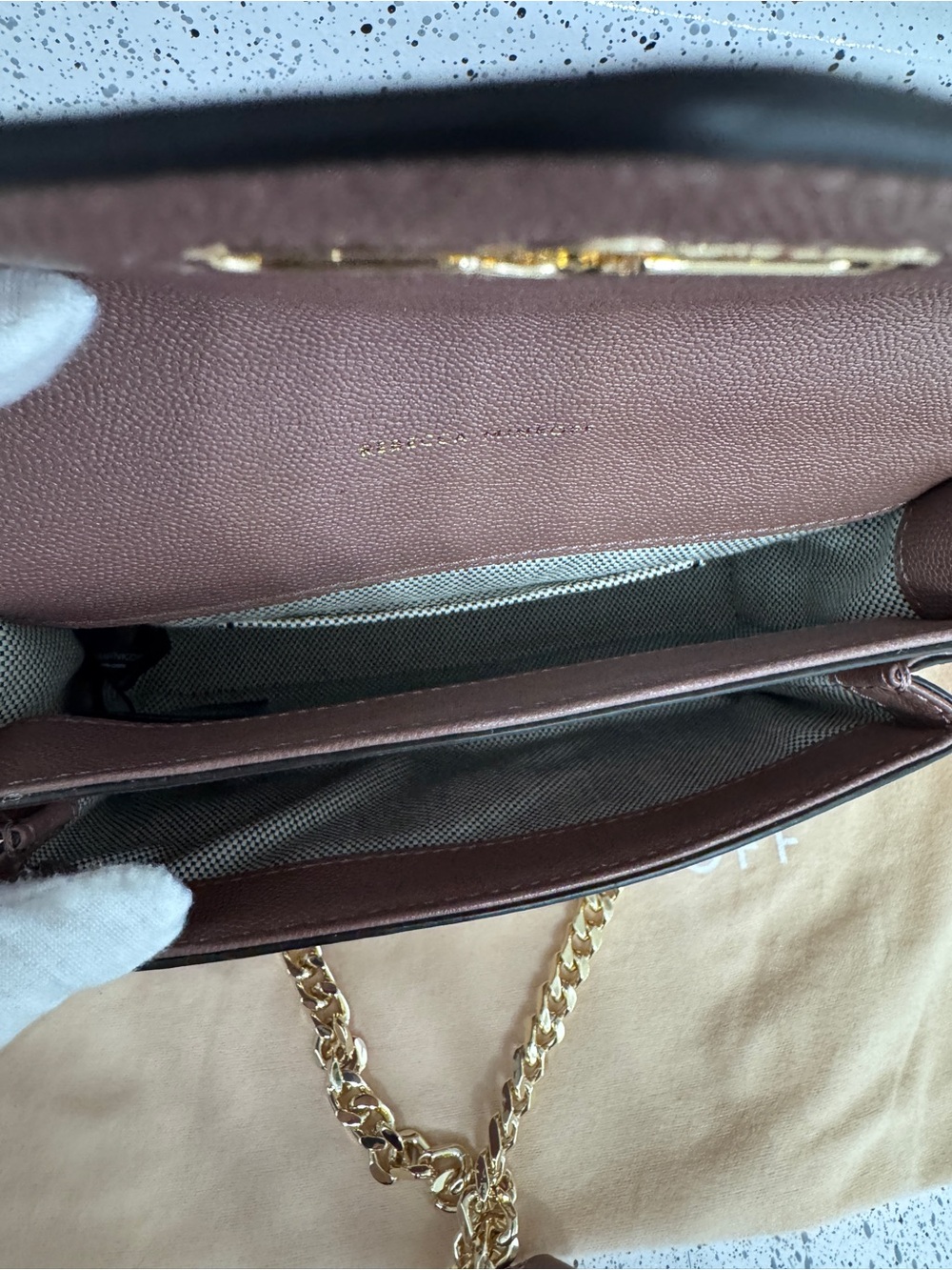 Rebecca Minkoff Jean Xbody Shoulder Bag Mink - Picture 4 of 16